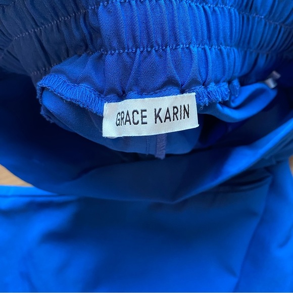 Grace Karin Vibrant Blue High-Waisted Pants (M) - Picture 3 of 4